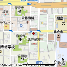 ホテルサンルート福島周辺の地図