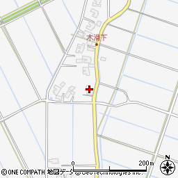 新潟県新潟市南区木滑1009周辺の地図