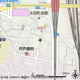 リパーク福島太田町駐車場周辺の地図