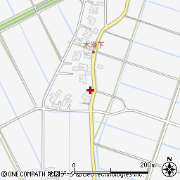 新潟県新潟市南区木滑1010周辺の地図