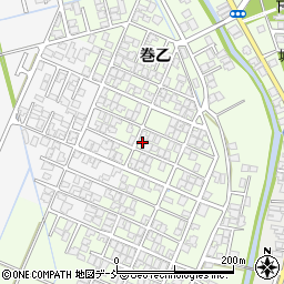 新潟県新潟市西蒲区巻乙1769-2周辺の地図