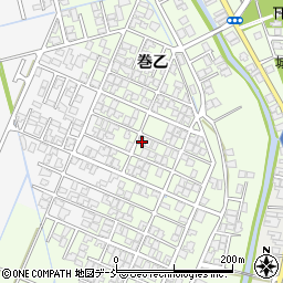 新潟県新潟市西蒲区巻乙1755-2周辺の地図
