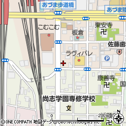 梅津製麺所周辺の地図