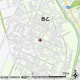 新潟県新潟市西蒲区巻乙1761-11周辺の地図