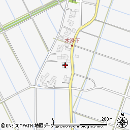 新潟県新潟市南区木滑1017周辺の地図