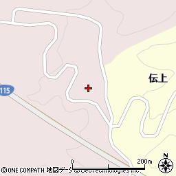 福島県伊達市霊山町石田上馬舘周辺の地図