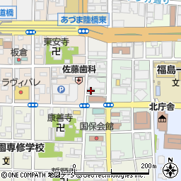 食樂 福島県庁西店周辺の地図