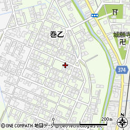 新潟県新潟市西蒲区巻乙1755-1周辺の地図