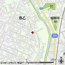 新潟県新潟市西蒲区巻乙1750周辺の地図