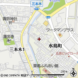 新潟県五泉市水島町周辺の地図