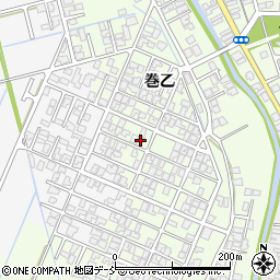 新潟県新潟市西蒲区巻乙1761周辺の地図