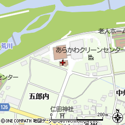 福島市役所　あらかわクリーンセンター施設係周辺の地図