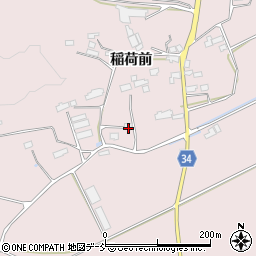 福島県相馬市富沢稲荷前14-2周辺の地図