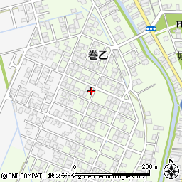 新潟県新潟市西蒲区巻乙1761-5周辺の地図