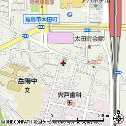福島太田町郵便局 ＡＴＭ周辺の地図