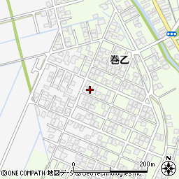 新潟県新潟市西蒲区巻乙1764-5周辺の地図