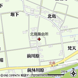 北島集会所周辺の地図