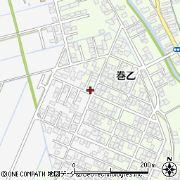 新潟県新潟市西蒲区巻乙1736-3周辺の地図