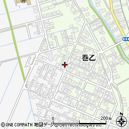 新潟県新潟市西蒲区巻乙1736周辺の地図
