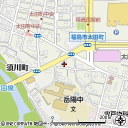 福島県福島市太田町22周辺の地図