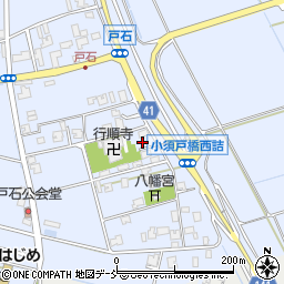 新潟県新潟市南区戸石387周辺の地図