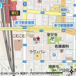 福島県福島市早稲町周辺の地図