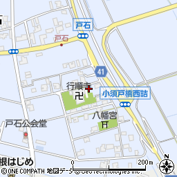 新潟県新潟市南区戸石386周辺の地図