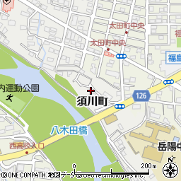 合気道福島武道館周辺の地図