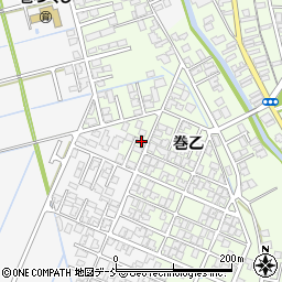 新潟県新潟市西蒲区巻乙1736-4周辺の地図