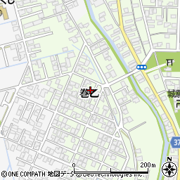 新潟県新潟市西蒲区巻乙1720-3周辺の地図