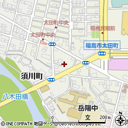 福島県福島市太田町24-4周辺の地図