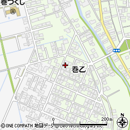 新潟県新潟市西蒲区巻乙1725周辺の地図