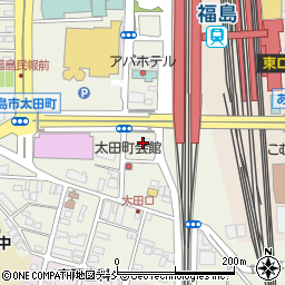 福島県福島市太田町7周辺の地図