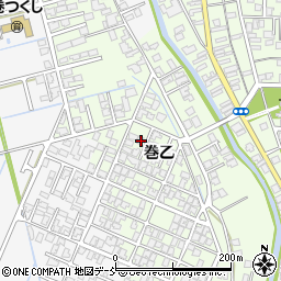 新潟県新潟市西蒲区巻乙1724周辺の地図