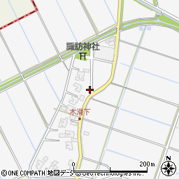 新潟県新潟市南区木滑1153周辺の地図