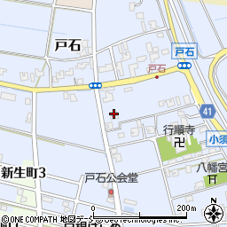 新潟県新潟市南区戸石379-16周辺の地図
