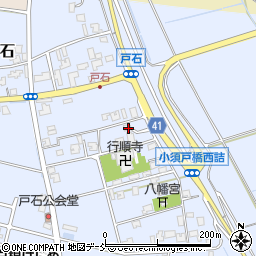 新潟県新潟市南区戸石382周辺の地図