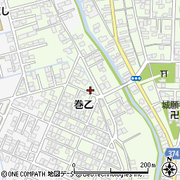 新潟県新潟市西蒲区巻乙1713周辺の地図