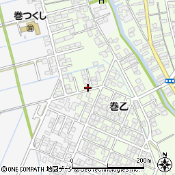 新潟県新潟市西蒲区巻乙1686-9周辺の地図