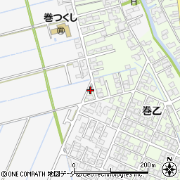 新潟県新潟市西蒲区巻乙1682-1周辺の地図