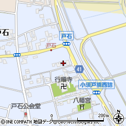 新潟県新潟市南区戸石379周辺の地図