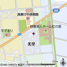 新潟県新潟市西蒲区美里424周辺の地図