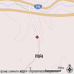 福島県伊達市霊山町石田川向8周辺の地図