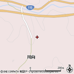 福島県伊達市霊山町石田川向5周辺の地図