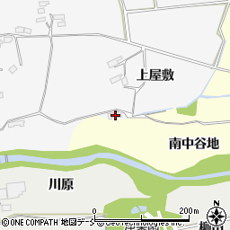 福島県福島市在庭坂上屋敷62周辺の地図