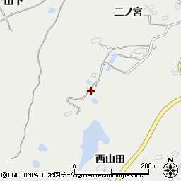 福島県相馬市赤木西山田周辺の地図