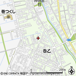 新潟県新潟市西蒲区巻乙1688周辺の地図