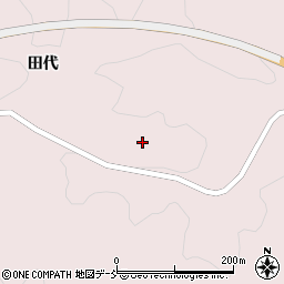 福島県伊達市霊山町石田（田代）周辺の地図