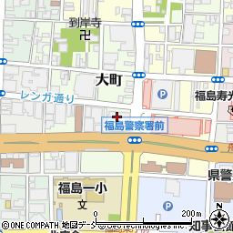 株式会社福島放送　福島支社周辺の地図