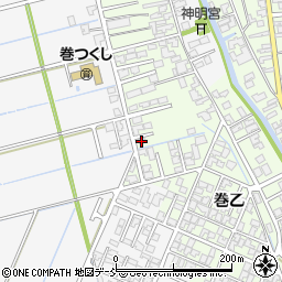 新潟県新潟市西蒲区巻乙1679周辺の地図